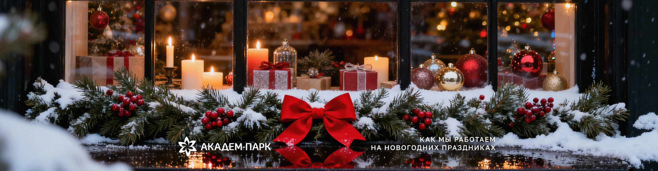 График работы ТРК «Академ Парк» в новогодние праздники